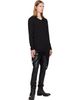 Julius Julius Black Loots Long Sleeve T-shirt - 4