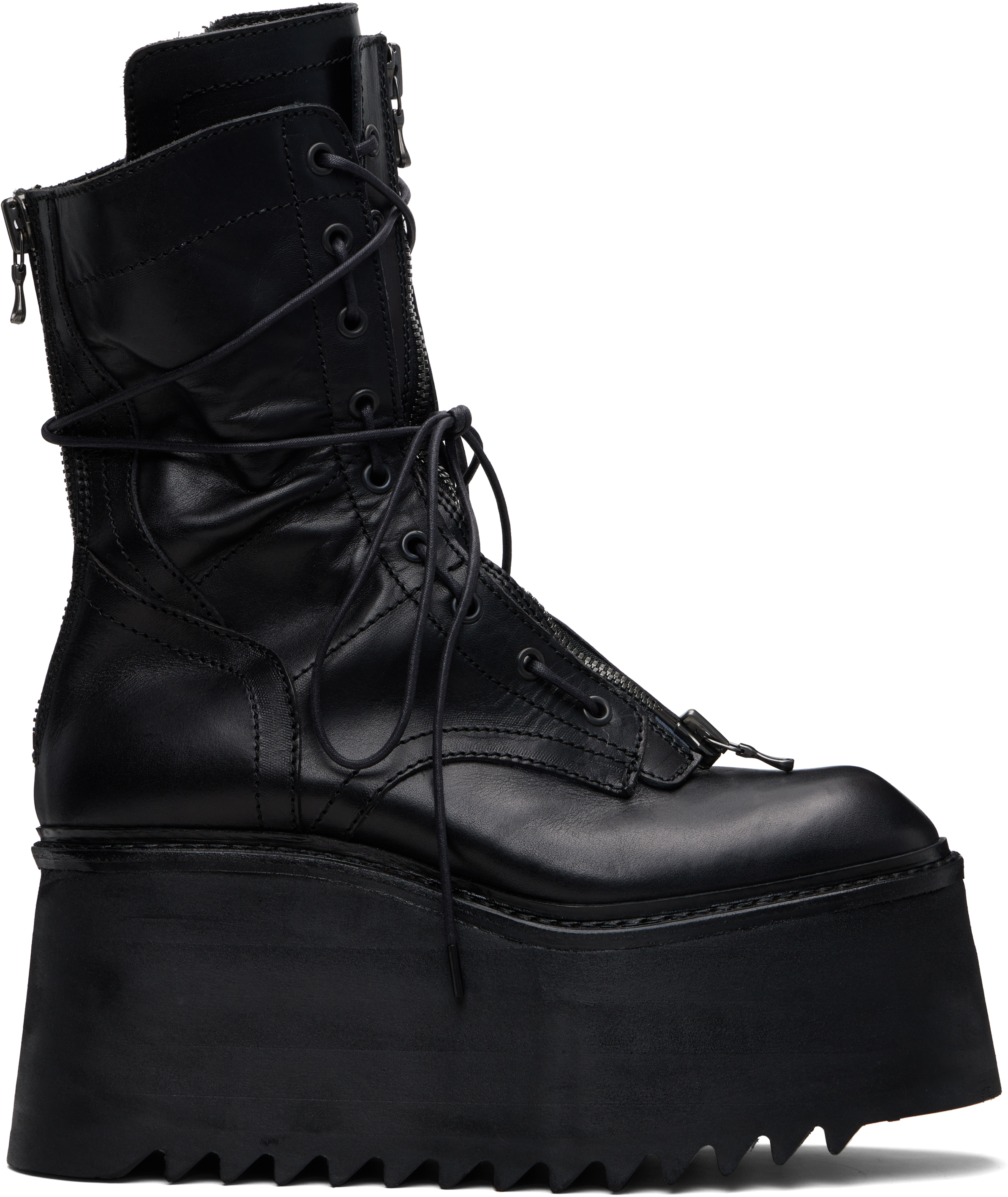 Julius - Black Military Taros Boots