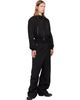 Julius Julius Black Tourer Wide Trousers - 4