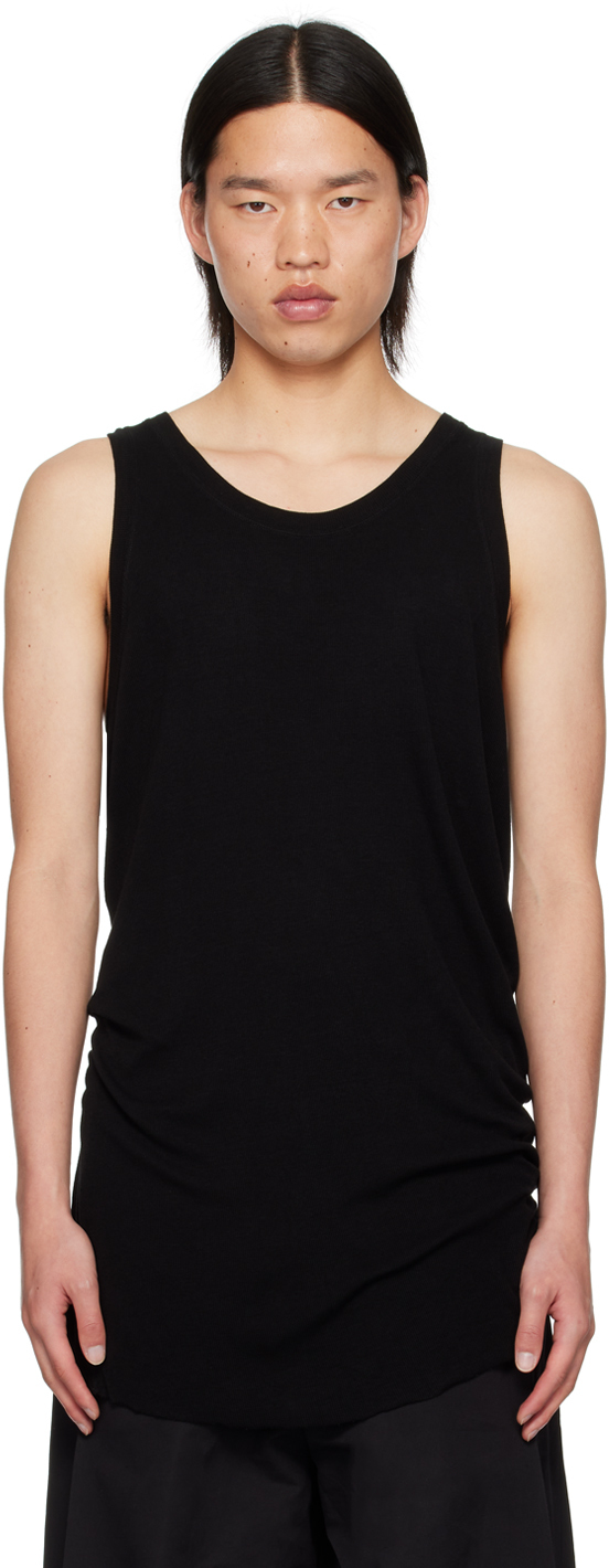 Julius - Black Loop Membrane Tank Top