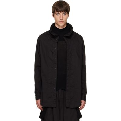 Julius Julius Black Volcano Seamed Shirt