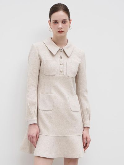 JULIY&CALLA Calla76 Collector Alexander Dress Beige