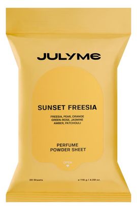 Julyme Julyme Sunset Freesia Perfume Powder Sheets 
