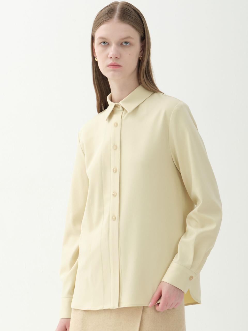 Jun by Jun k. 3-Tuck Shirt [Yellow]