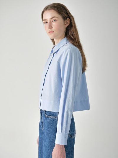 Jun by Jun k. Crop Shirt [Blue]