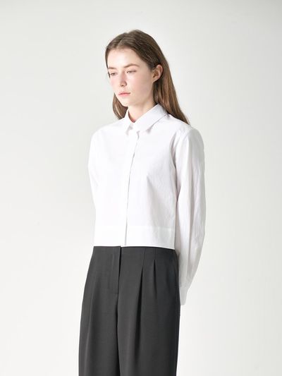 Jun by Jun k. Crop Shirt [White]