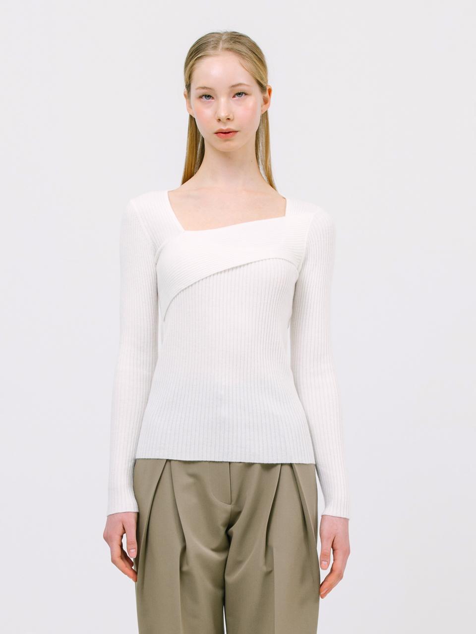 Jun by Jun k. layered long sleeve T-Shirt_white