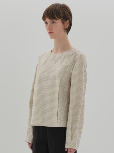 Jun by Jun k. magaly blouse_Light Beige