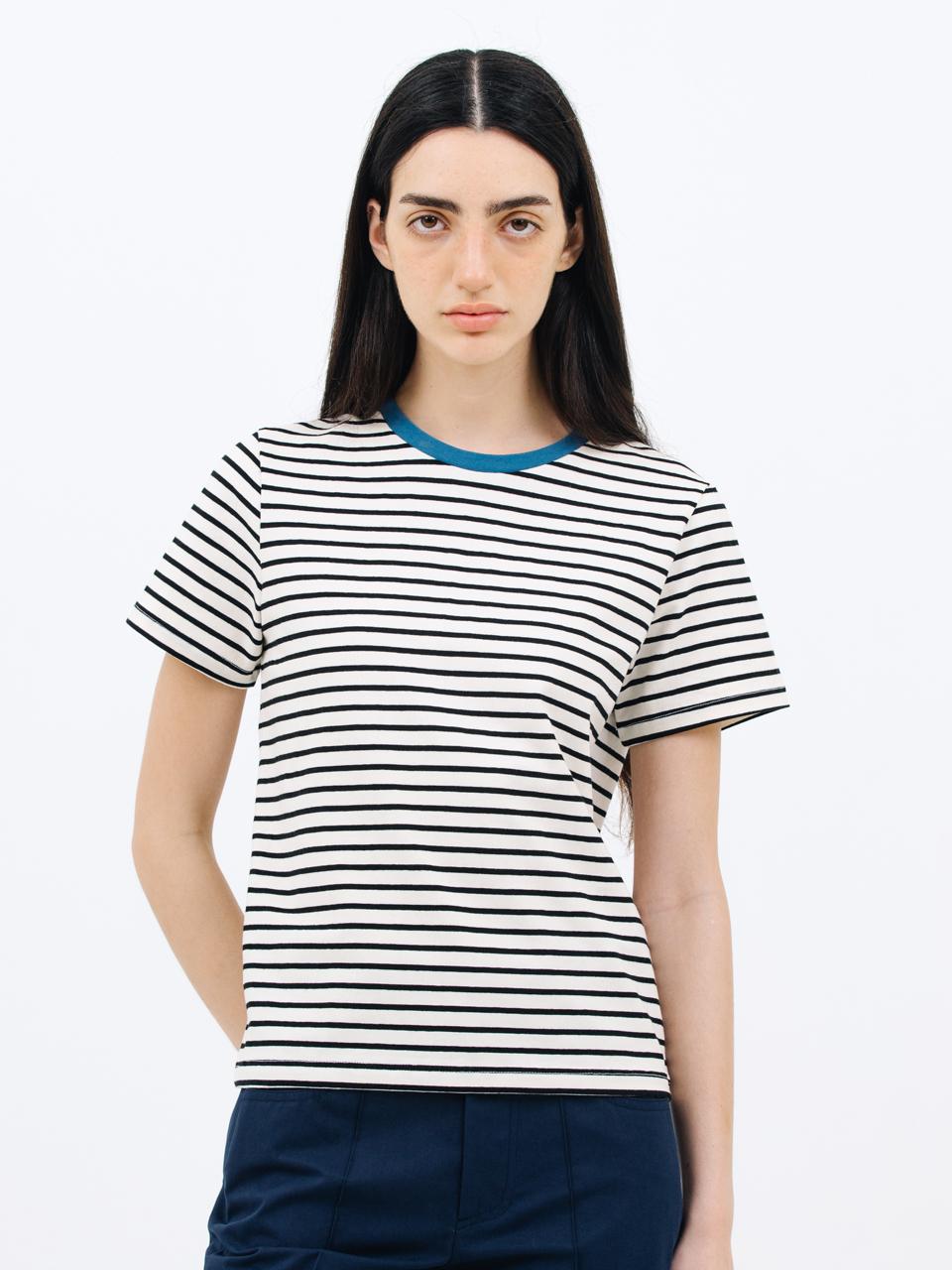 Jun by Jun k. Stripe T-shirt_French Blue