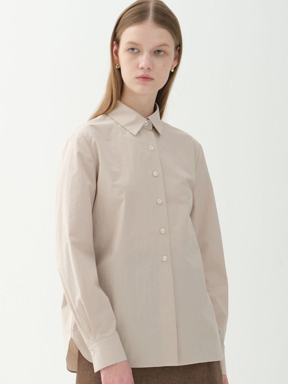 Jun by Jun k. Timeless Standard Shirt [Sand Beige]
