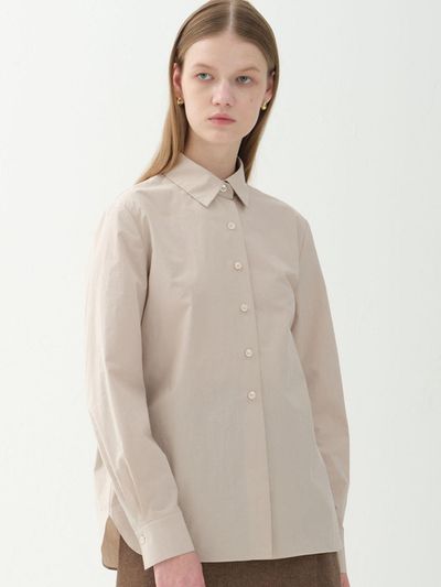 Jun by Jun k. Timeless Standard Shirt [Sand Beige]