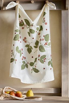 June & December Ladybugs + Brambles Dish Towel