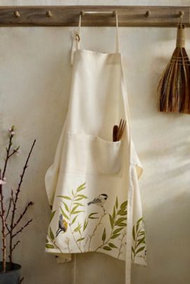 June & December Willow Thicket Cotton Apron