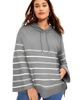 June + Vie June + Vie Bell Sleeve French Terry Sweatshirt - 1