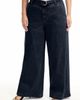 June + Vie June + Vie Curvie Fit High Waisted Wide Leg Utility Jean - 2