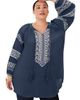 June + Vie June + Vie Embroidered Peasant Blouse - 1