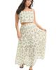 June + Vie June + Vie Eyelet Scalloped Hem Maxi Skirt - 1