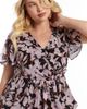 June + Vie June + Vie Faux Wrap Fit And Flare Top - 5