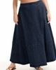 June + Vie June + Vie Fit And Flare Stretch Denim Midi Skirt - 5