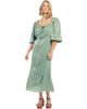 June & Vie June & Vie Lace Trim Satin Midi Slip Dress (plus) - 1