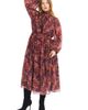 June & Vie June & Vie Mock Neck Chiffon Midi Dress (plus) - 1
