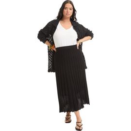 June + Vie June + Vie Pleated Midi Skirt
