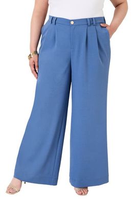 June + Vie June + Vie Pleated Wide-Leg Trousers