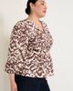 June + Vie June + Vie Puff Sleeve Peplum Blouse - 5