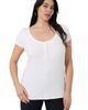 June + Vie June + Vie Ribbed Henley Top - 1