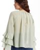 June + Vie June + Vie Ruffled Chiffon Blouse - 4