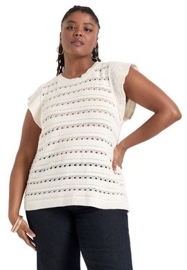 June + Vie June + Vie Ruffled Sleeve Top