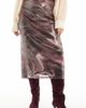 June + Vie June + Vie Sequined Mesh Column Midi Skirt - 4