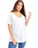 June + Vie June + Vie Short Sleeve V Neck One + Only Tunic - 1