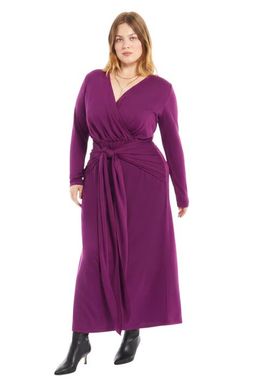June & Vie June & Vie Tie Waist Knit Maxi Dress (plus)
