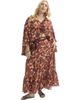 June + Vie June + Vie Tiered Printed Maxi Skirt - 1
