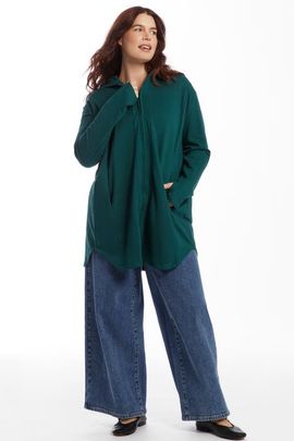 June + Vie June + Vie Zip Up French Terry Hoodie