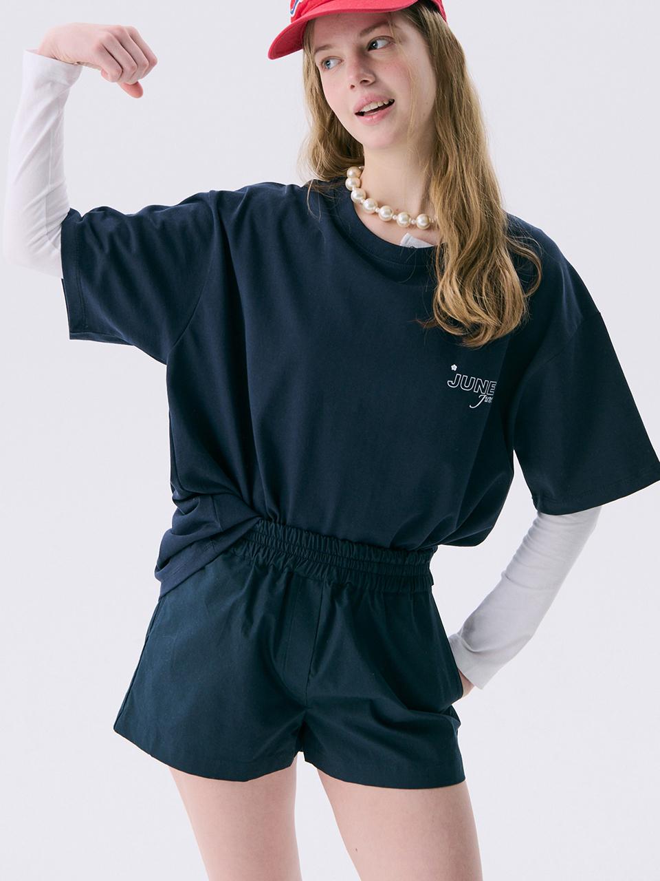 JUNEJUNE SPACE VOL11 Half Trunk Shorts [Navy]