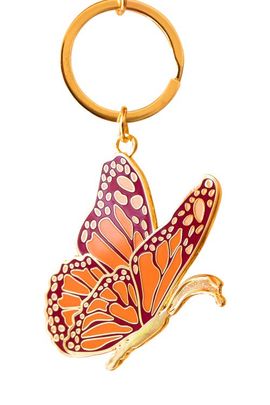 Jungle Club Jungle Club Butterfly Enamel Keychain 