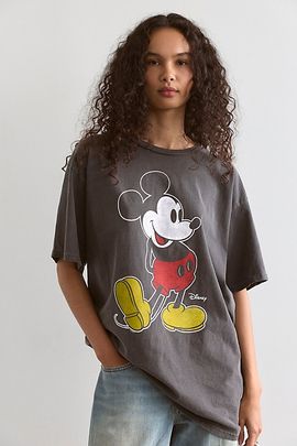 Junk Food Clothing Classic Mickey Crackle Tee