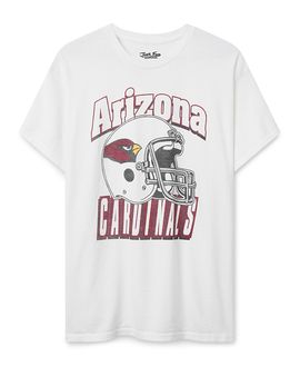 Junk Food Clothing Junk Food Clothing Unisex Arizona Cardinals Throwback Helmet Tee