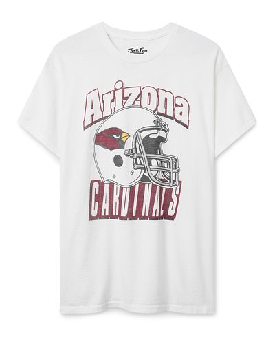 Junk Food Clothing Junk Food Clothing Unisex Arizona Cardinals Throwback Helmet Tee