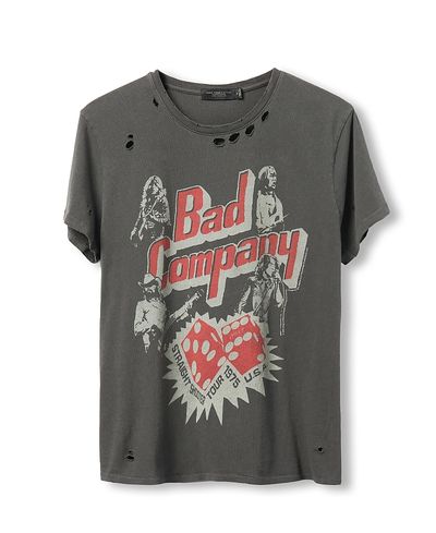 Junk Food Clothing Junk Food Clothing Unisex Bad Company Straight Shooter Tour Vintage Destroy Tee