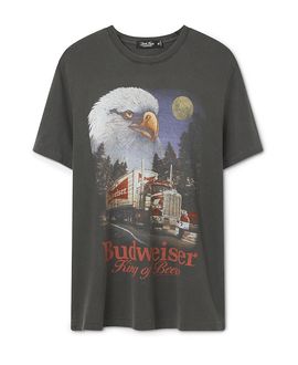 Junk Food Clothing Junk Food Clothing Unisex Budweiser Semi Truck Vintage Tee