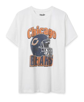 Junk Food Clothing Junk Food Clothing Unisex Chicago Bears Throwback Helmet Tee