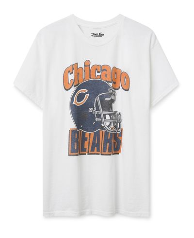 Junk Food Clothing Junk Food Clothing Unisex Chicago Bears Throwback Helmet Tee