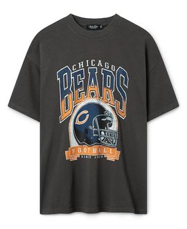 Junk Food Clothing Junk Food Clothing Unisex Chicago Bears Varsity Heavy Weight Tee
