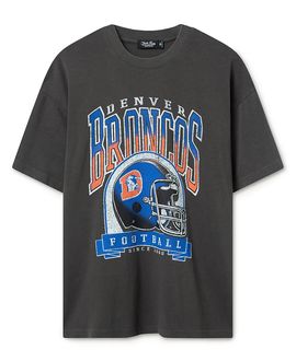 Junk Food Clothing Junk Food Clothing Unisex Denver Broncos Varsity Heavy Weight Tee