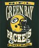 Junk Food Clothing Junk Food Clothing Unisex Green Bay Packers Helmet Flea Market Crew Fleece Sweatshirt - 3