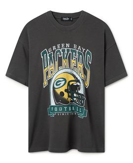Junk Food Clothing Junk Food Clothing Unisex Green Bay Packers Varsity Heavy Weight Tee