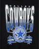 Junk Food Clothing Junk Food Clothing Unisex Kids Nfl Dallas Cowboys Drop Shoulder Crew Fleece - 3